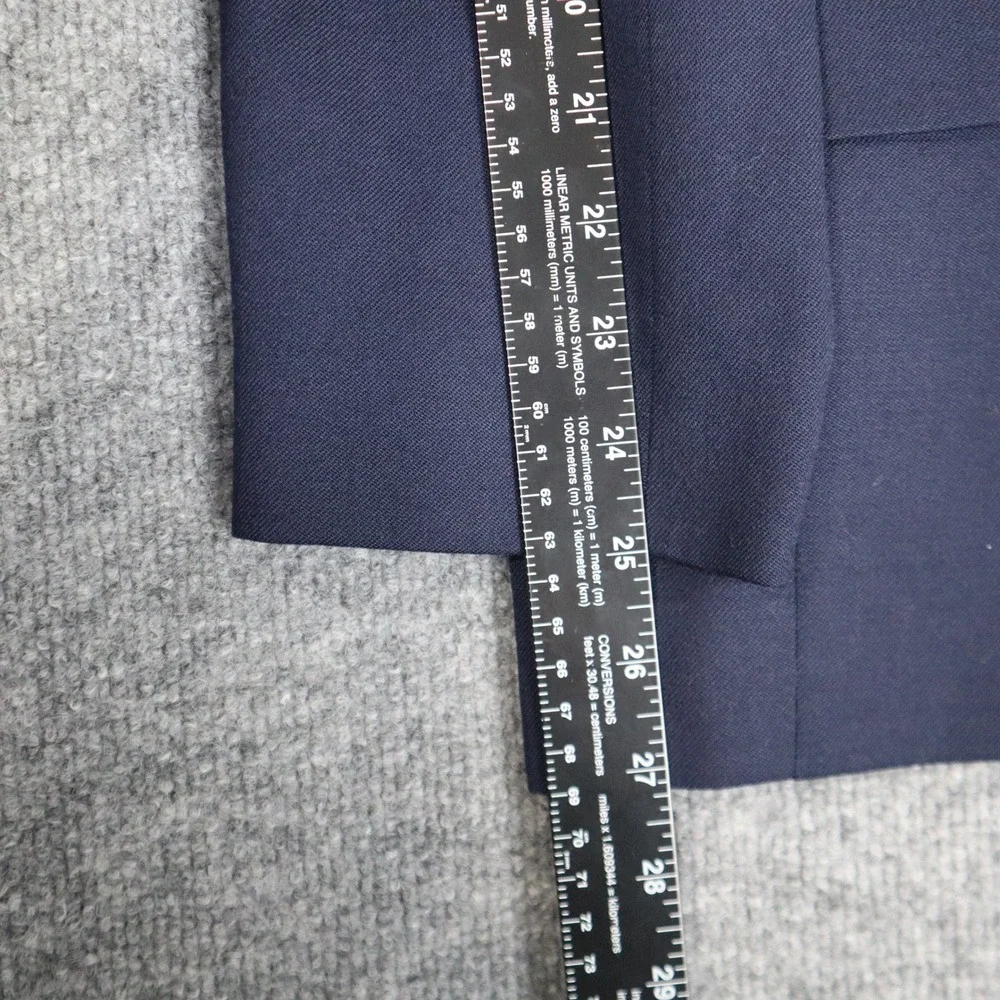 Pendleton Navy Blue 100% Virgin Wool Blazer Womens‎ Size 18 Sport Coat Modern - Picture 9 of 10